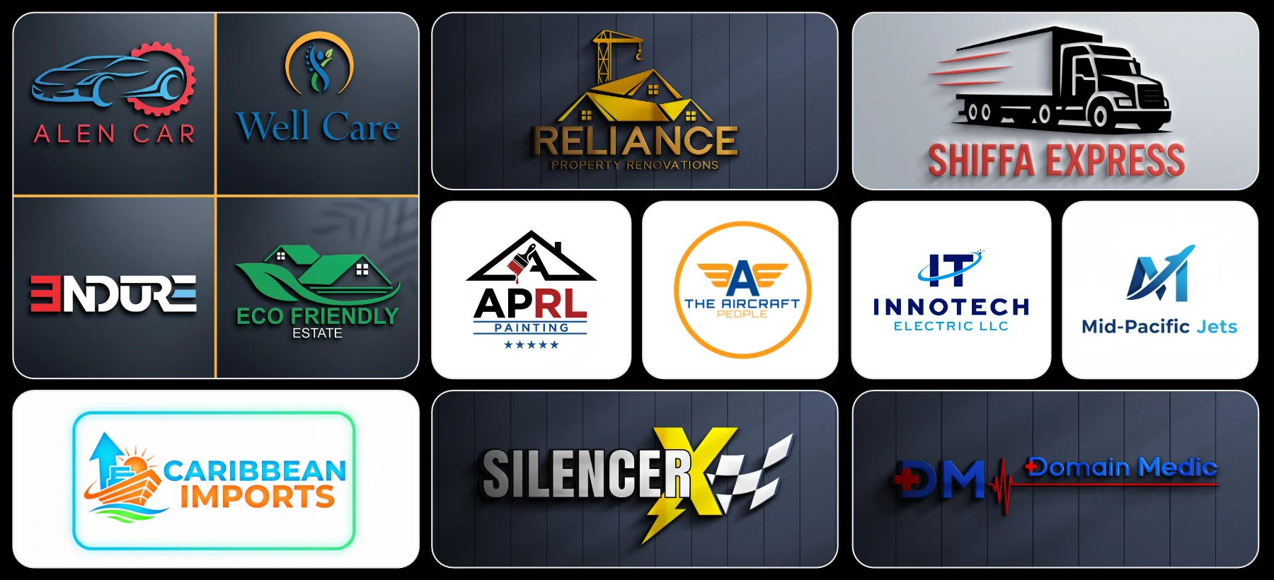 “Sundance Roofing & Painting LLC logo design with roof icon, sun circle, and paint brush symbol”