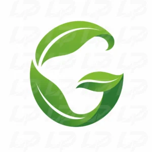 Minimalist G Leaf Logo Template