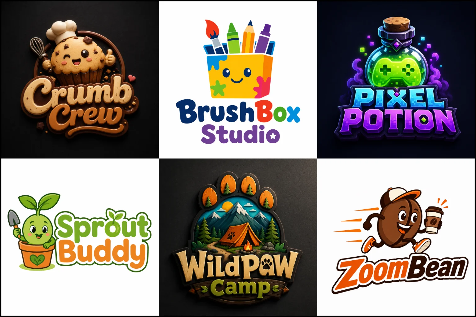 cartoon logo design 2