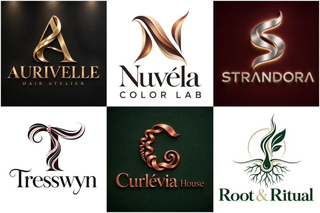 hair salon logo Design