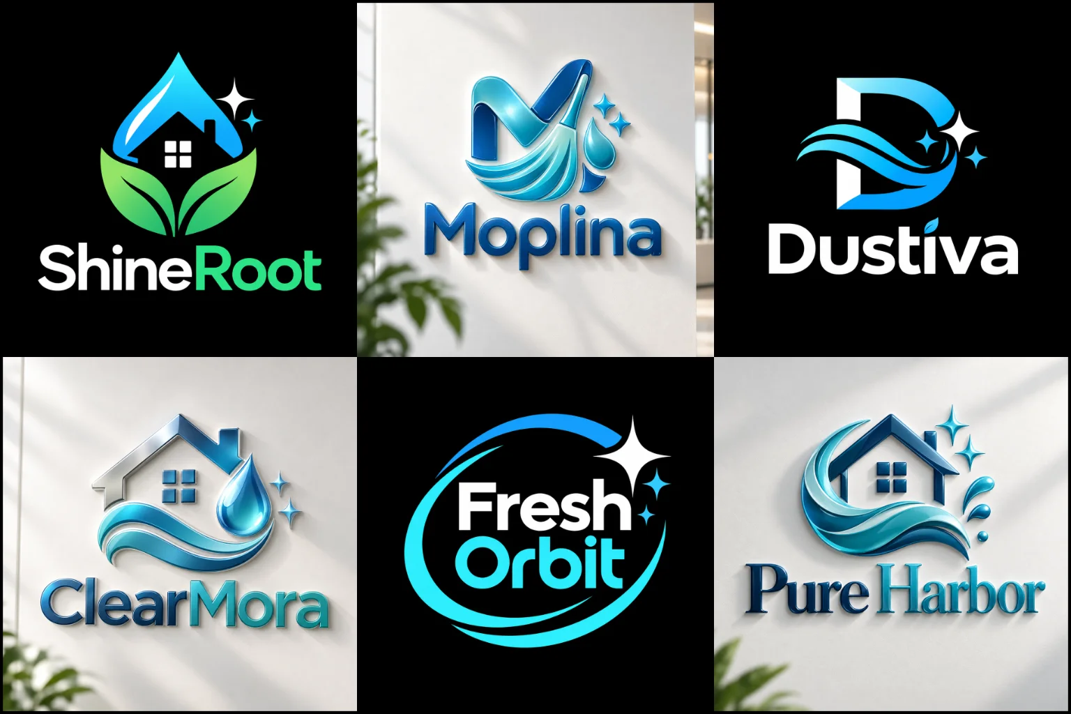 Cleaning Company Logo Design 2
