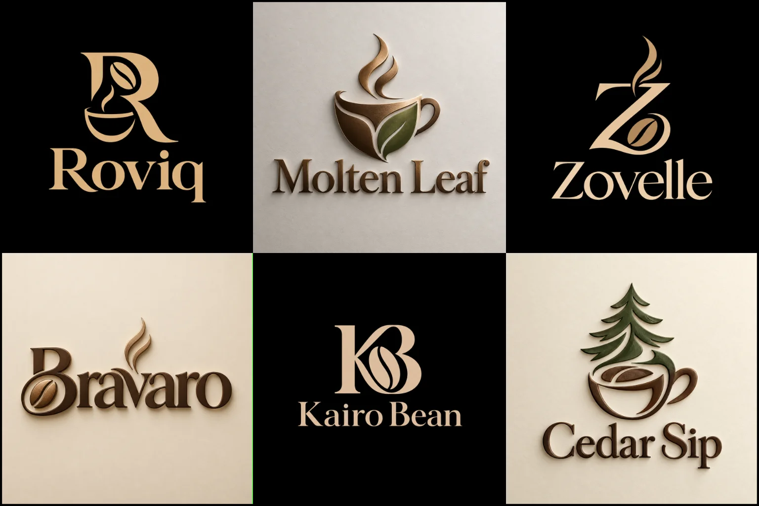 Coffee Shop & Cafe Logo Design 2